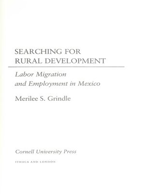 cover image of Searching for Rural Development